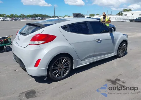 2013 Hyundai Veloster Mix z USA, uszkodzony, nr VIN KMHTC6AD7DU128920